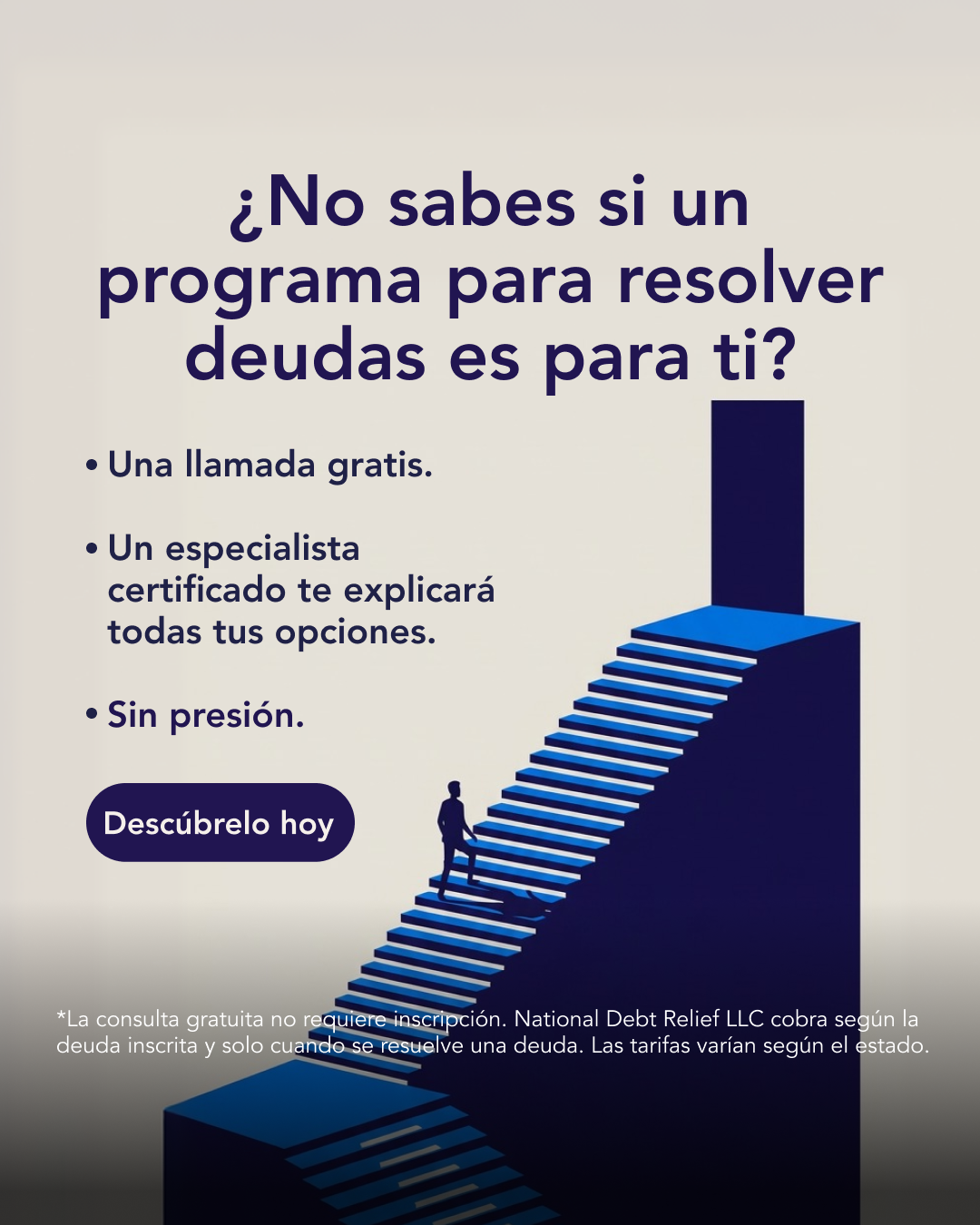 National Debt Relief Facebook ad
