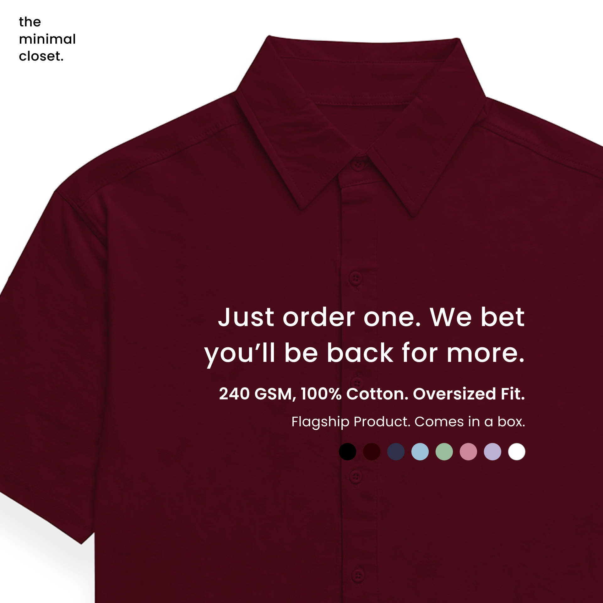 The Minimal Closet Facebook ad