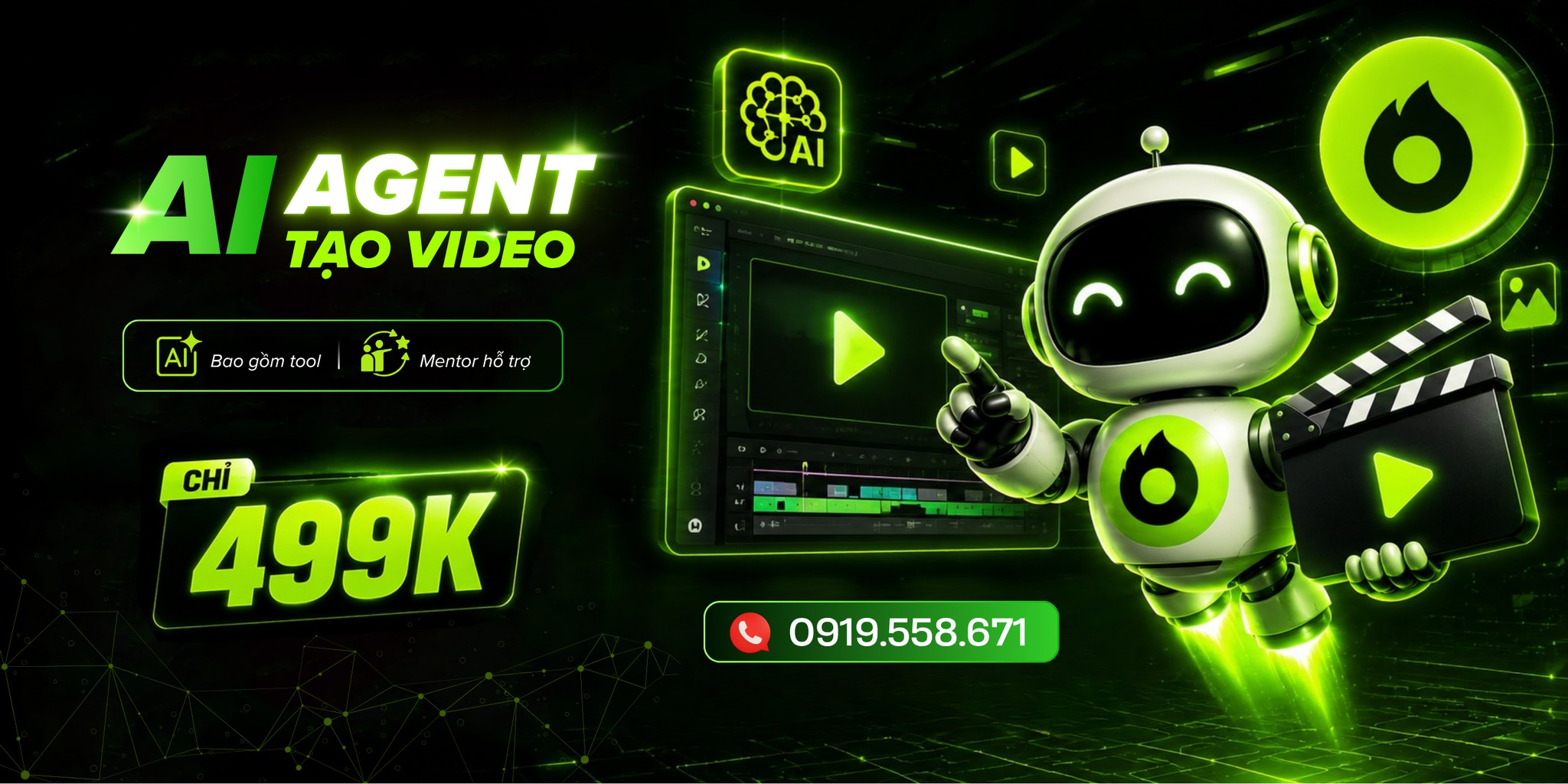 Clipoox AI Facebook ad: VIDEO TVC, TẠO HÌNH ẢNH, PLAN MARKETING