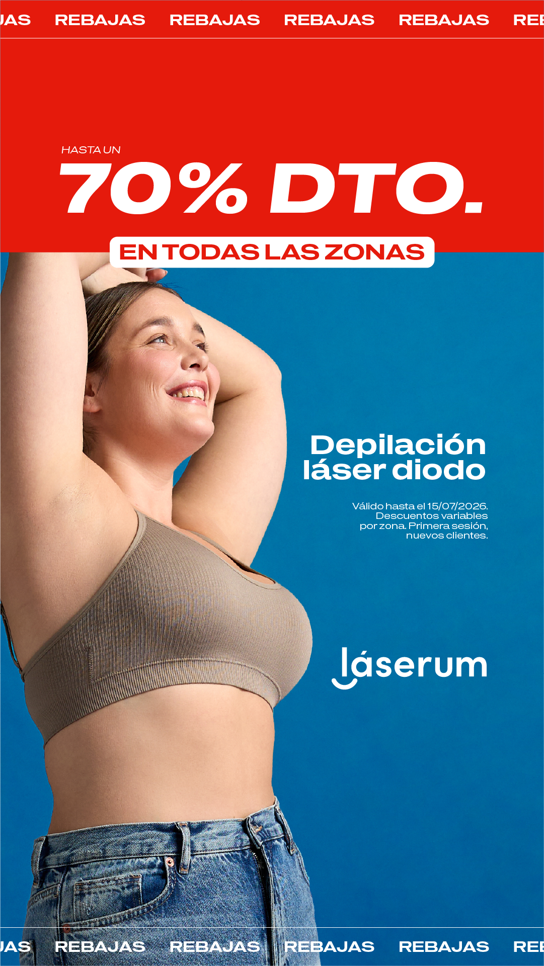 Láserum Facebook ad
