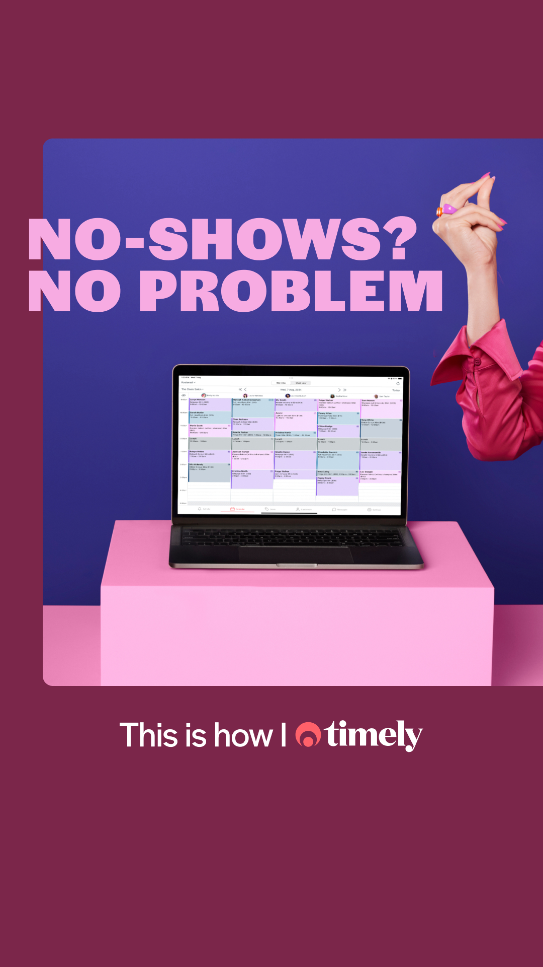 Timely Appointment Software Facebook ad