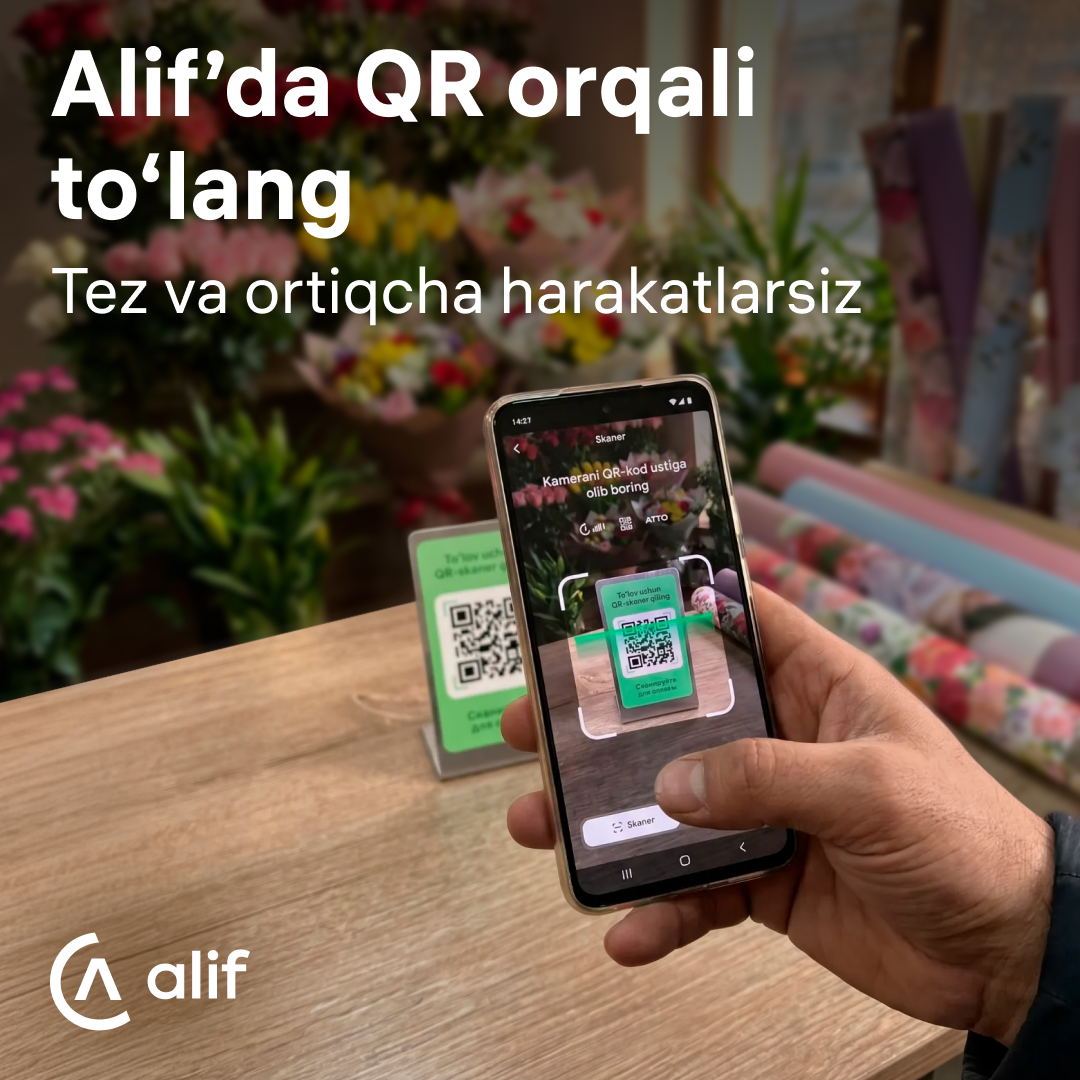 Alif Uzbekistan Facebook ad: Alif ilovasini yuklab oling