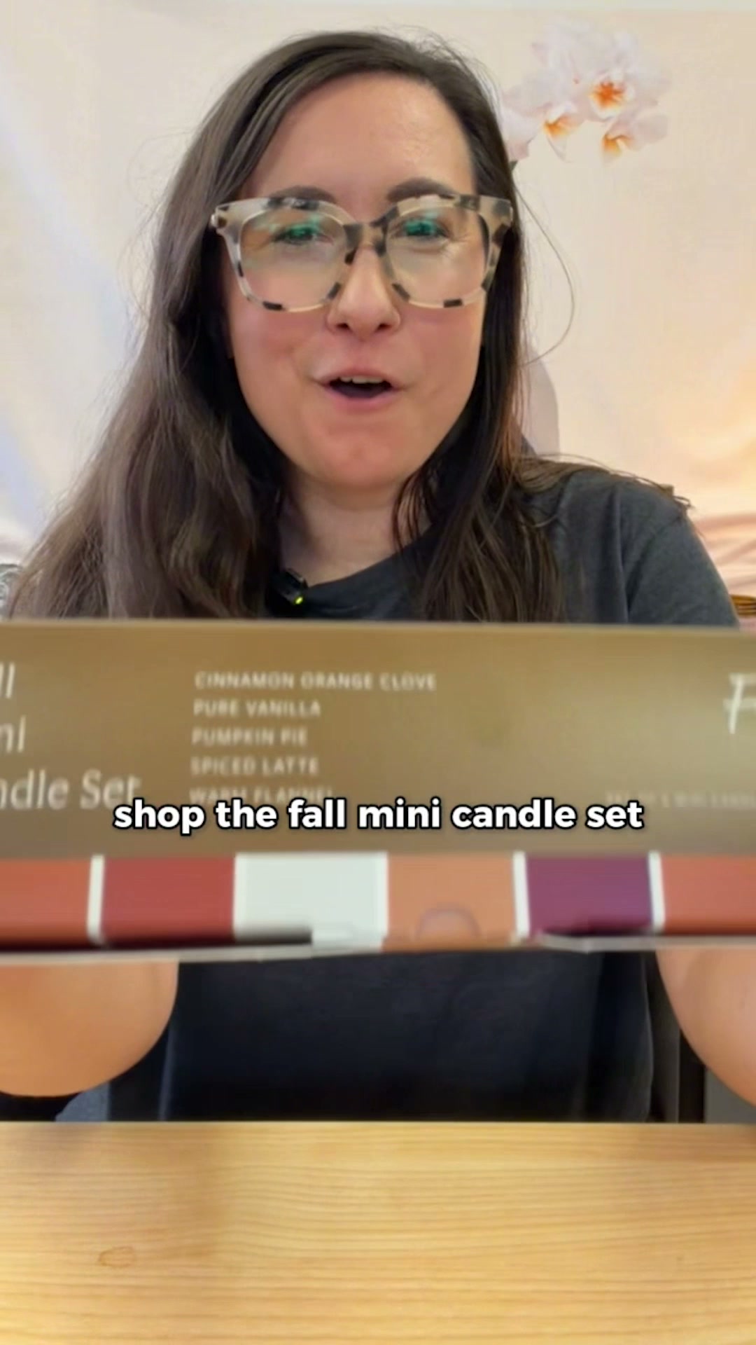 Fontana Candle Company Facebook ad: Fall Mini Candle Set of 5