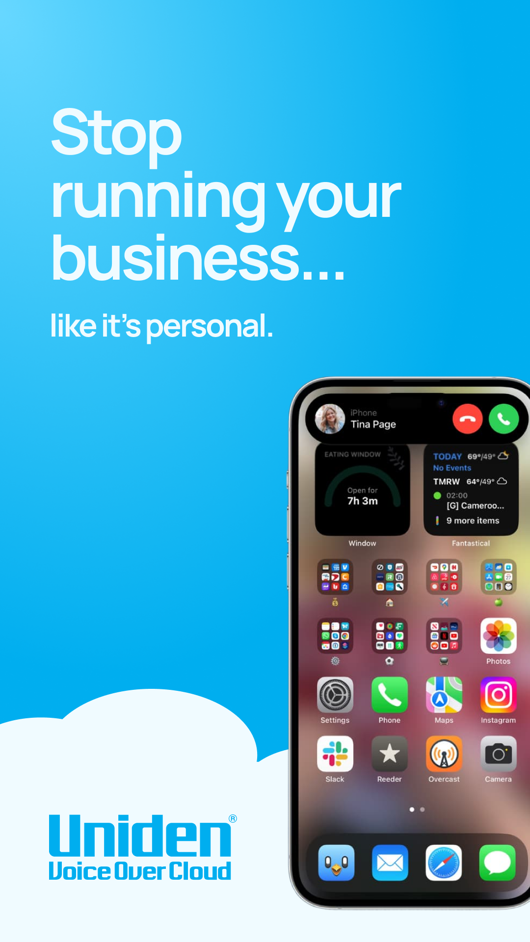 Uniden Voice Over Cloud Facebook ad