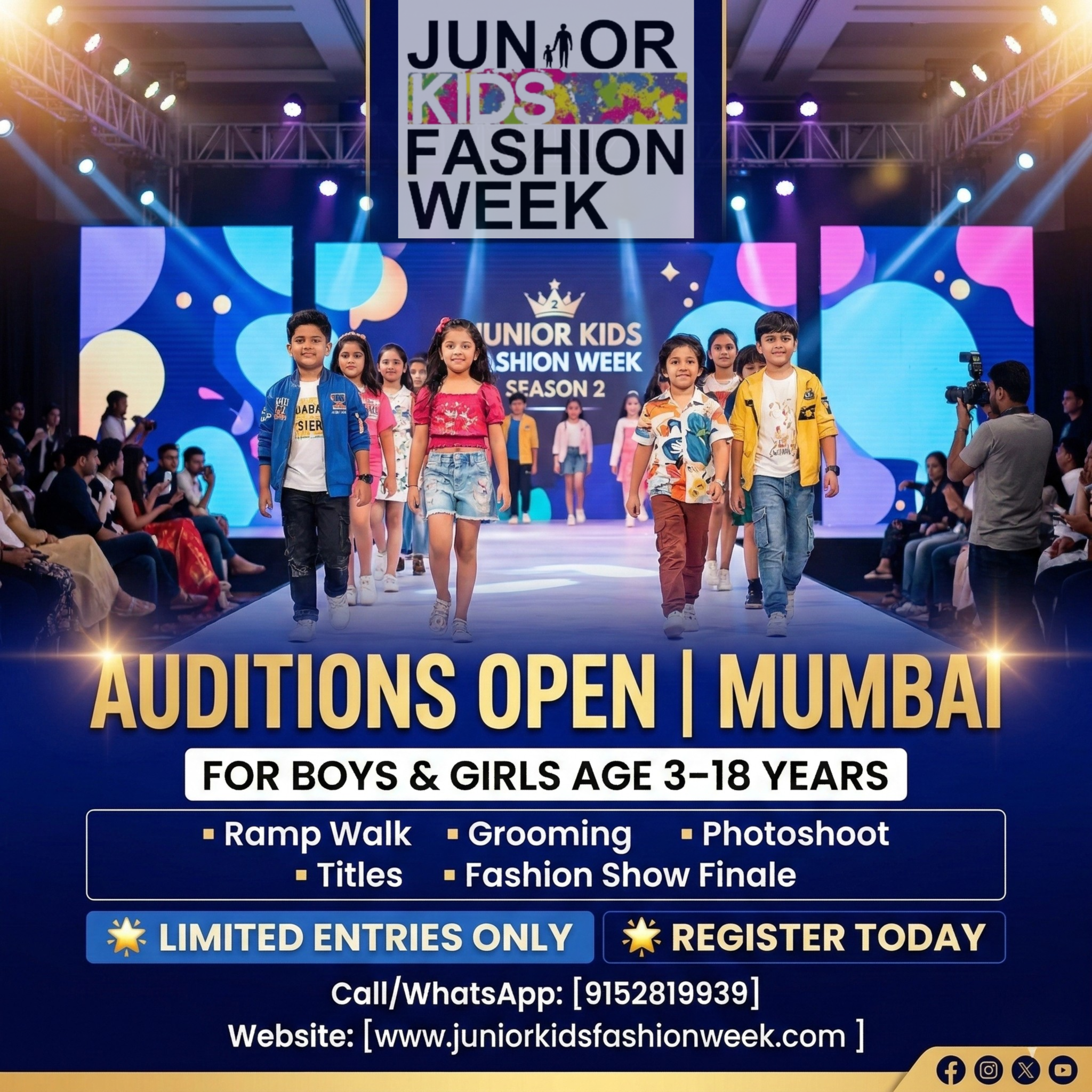 Junior Kids Fashion Week Facebook ad