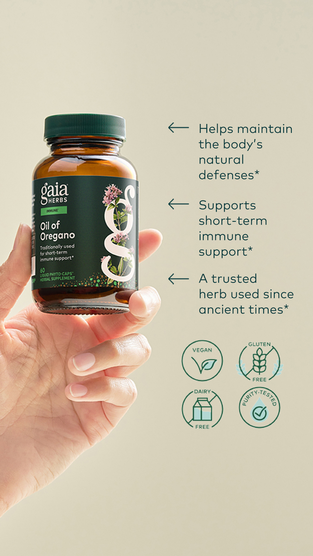 Gaia Herbs Facebook ad