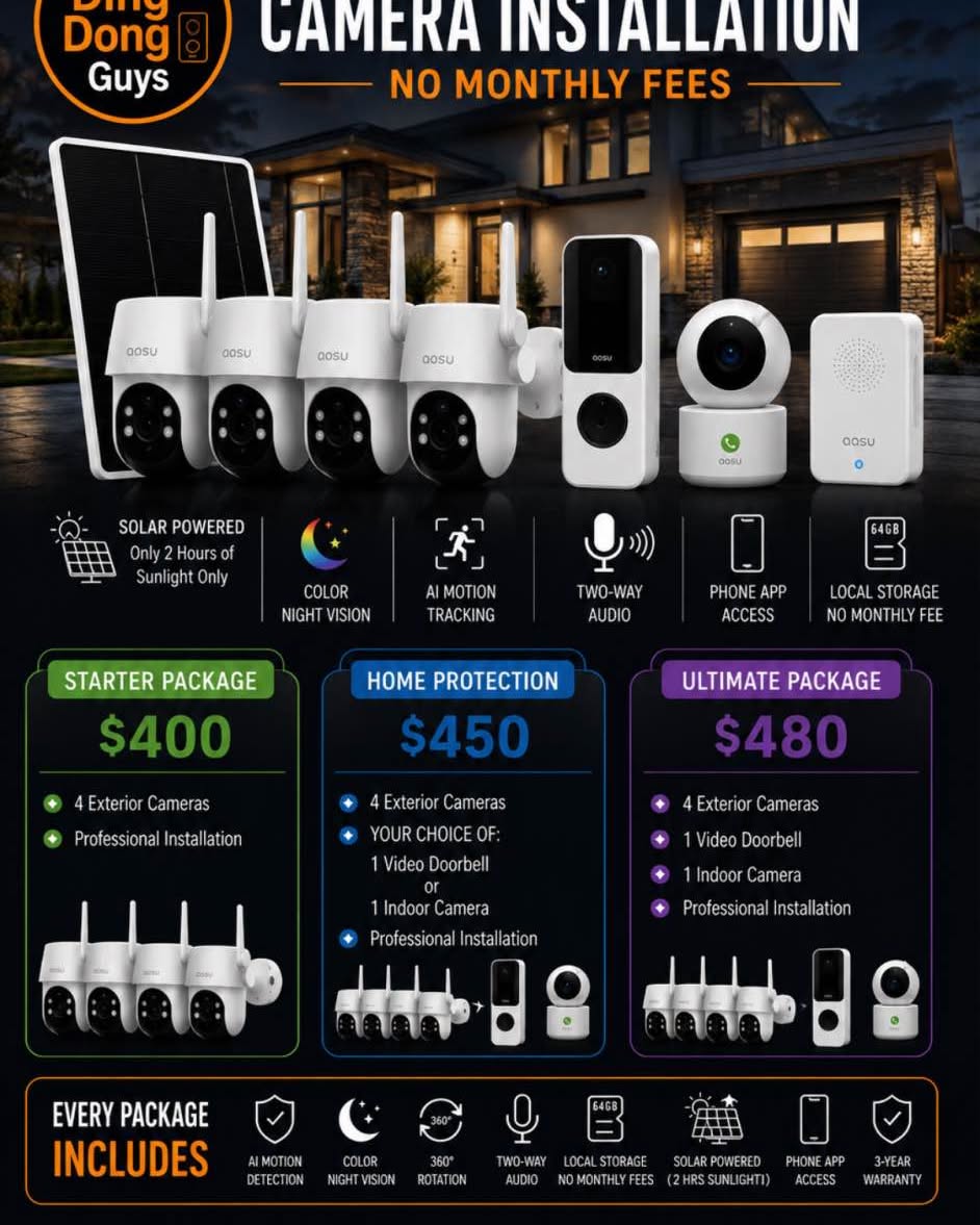 Ivan Hernandez Facebook ad: Security Cameras AOSU