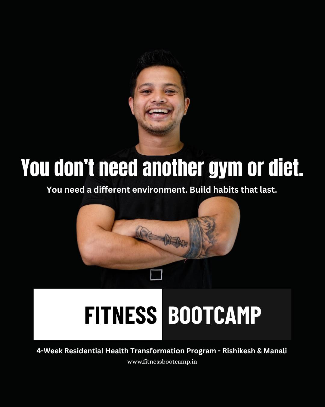 Fitness Bootcamp Facebook ad