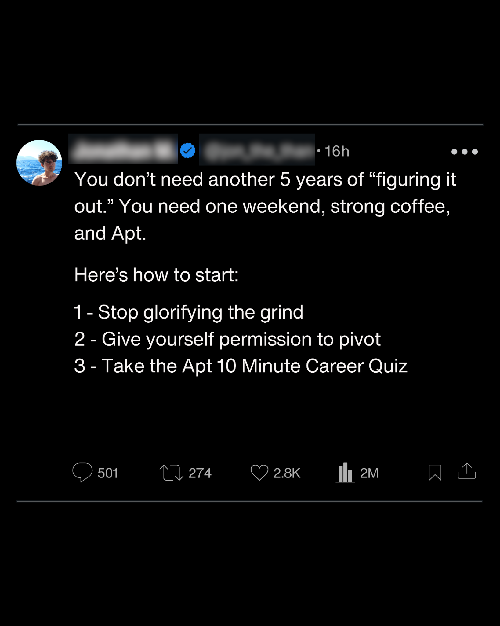 Apt AI Facebook ad