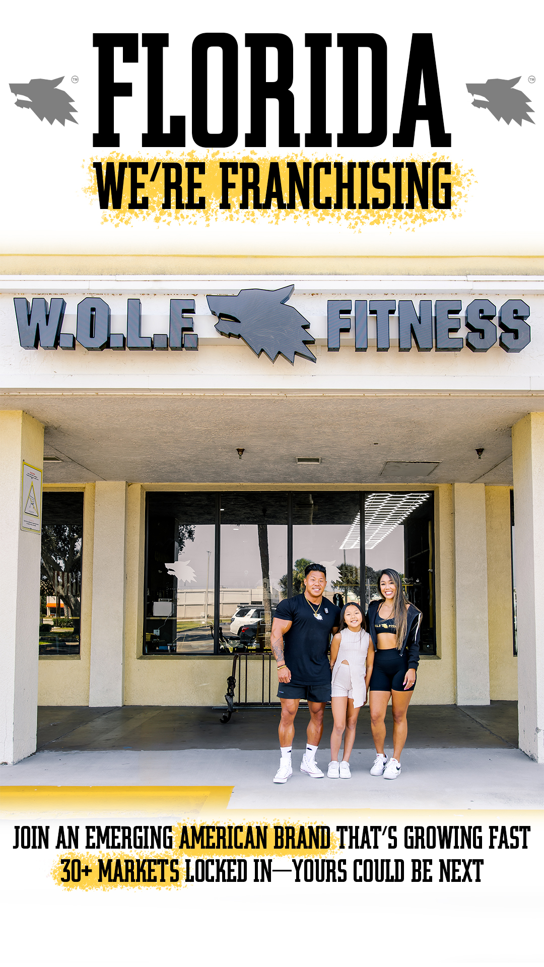 WOLF Fitness Gyms Facebook ad: Get The Blueprint To Build A Gym That Changes Lives