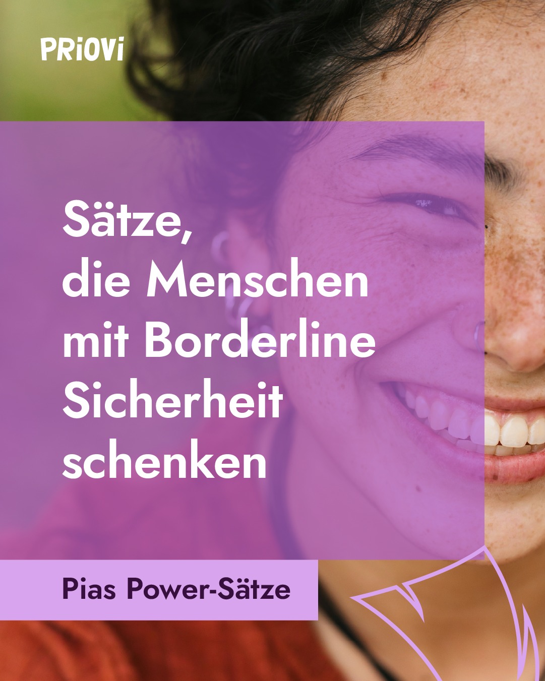 priovi Facebook ad: Worte können unglaublich viel auslösen, verletzen, aber…