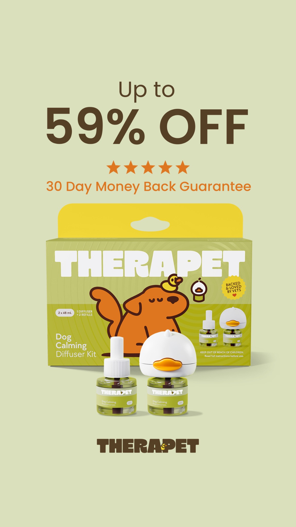 TheraPet Facebook ad
