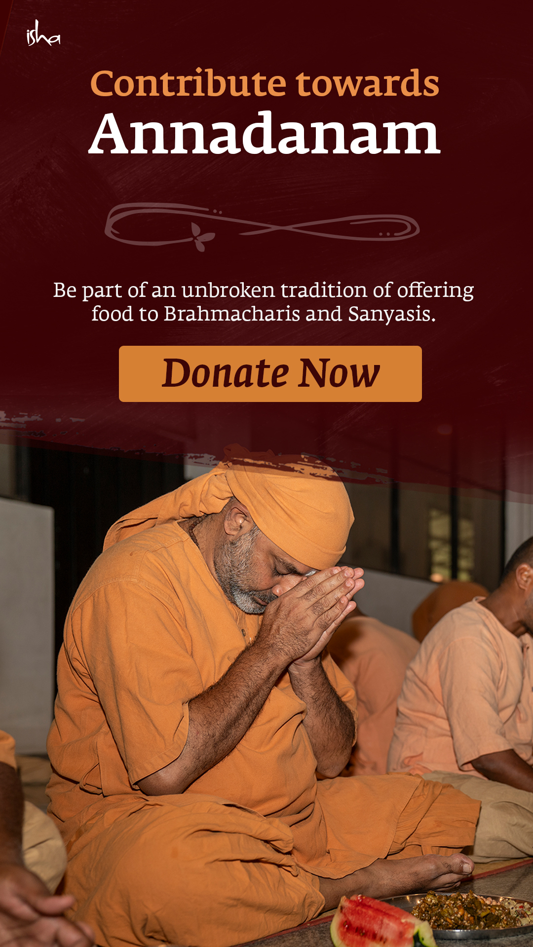 Isha Foundation Facebook ad