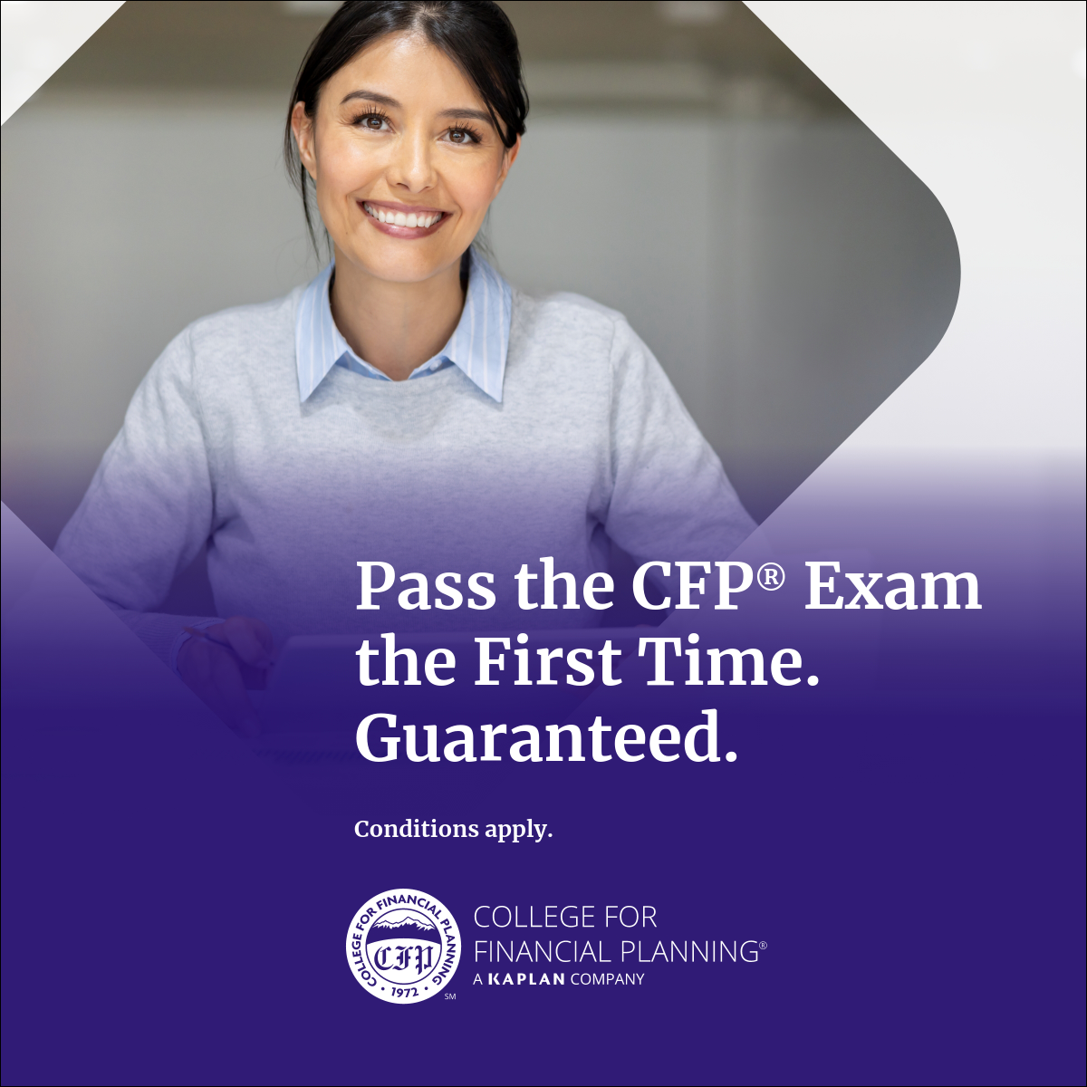 Kaplan Financial Education Facebook ad