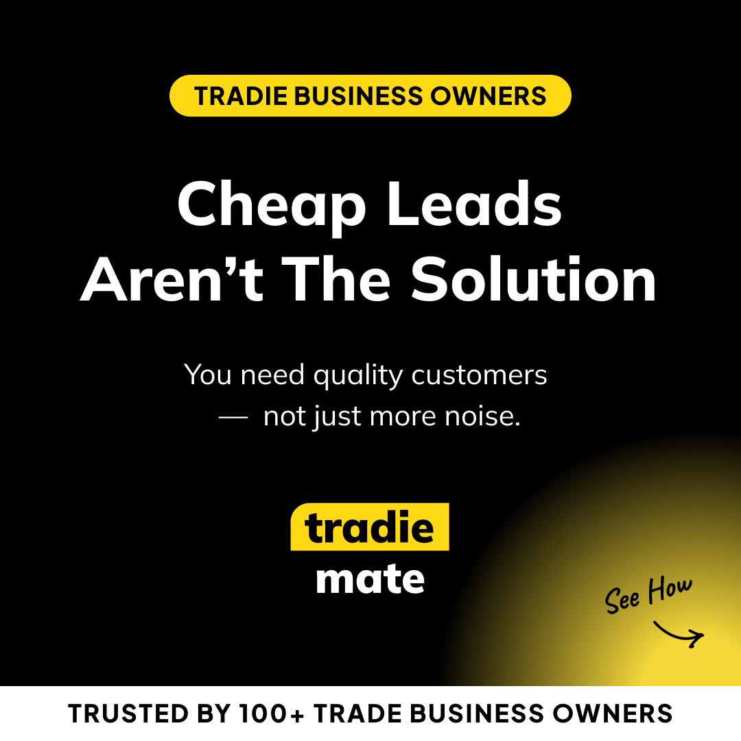 Tradiemate.au Facebook ad