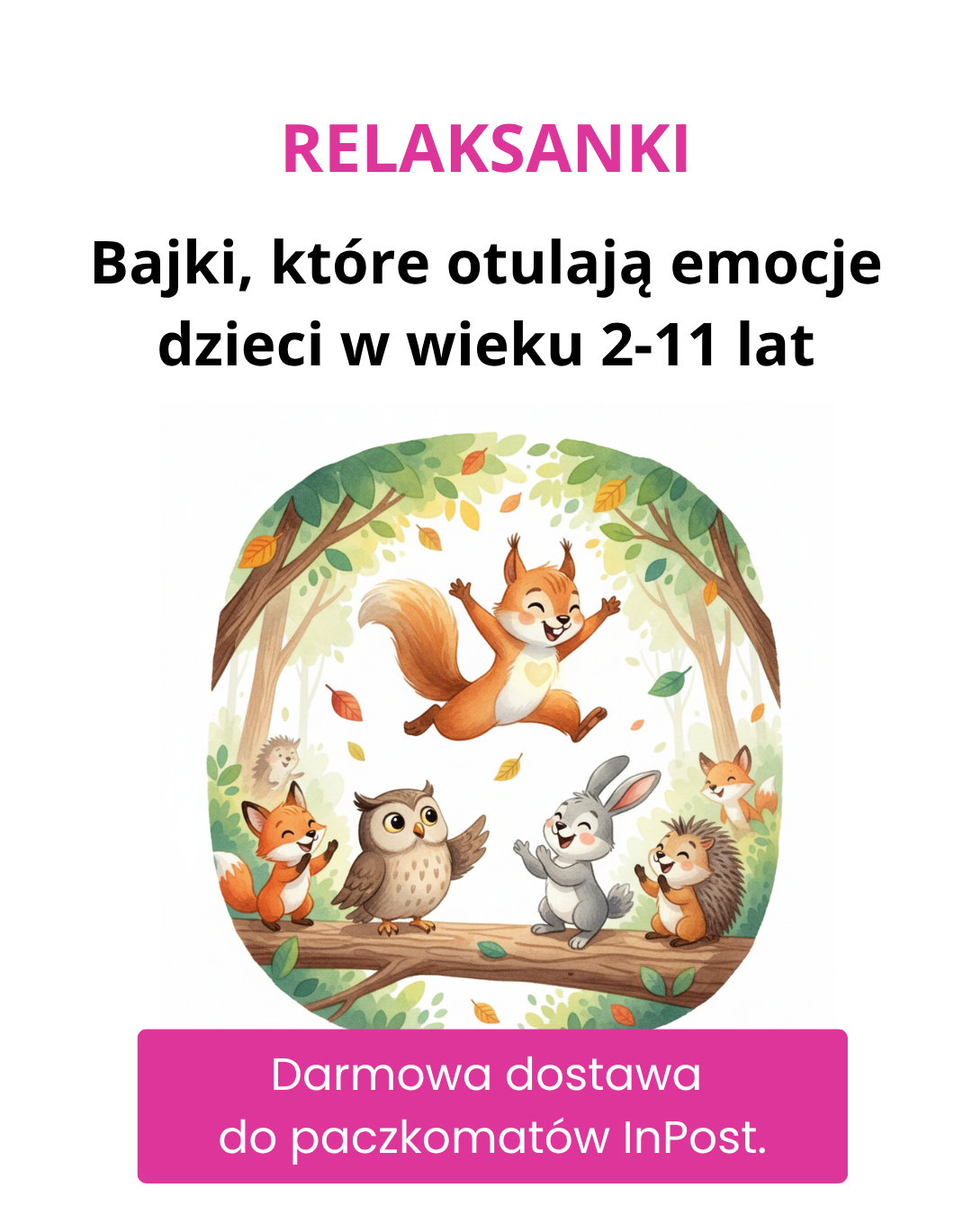 Relaksanki - bajki, które otulają emocje dzieci 2-11 lat Facebook ad