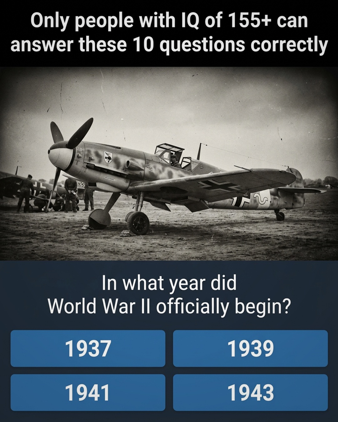 Clara Sage Facebook ad: IQ Test