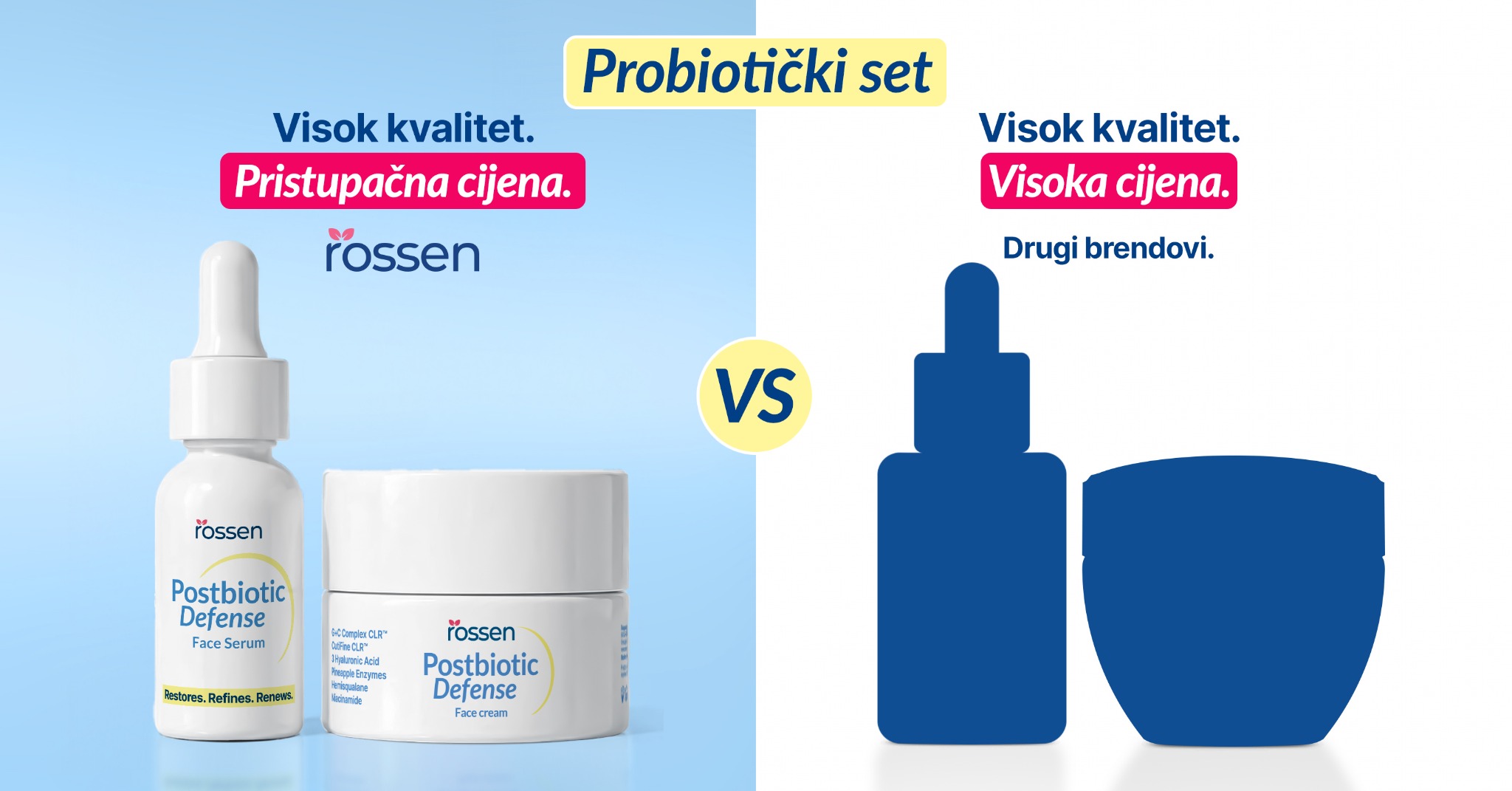 Rossen kozmetika Facebook ad