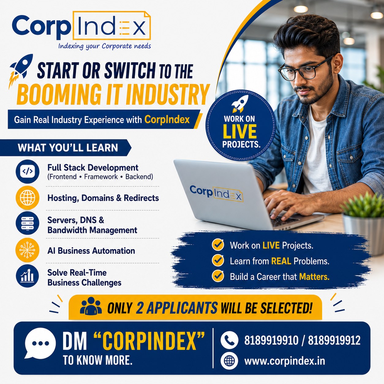CorpIndex Facebook ad