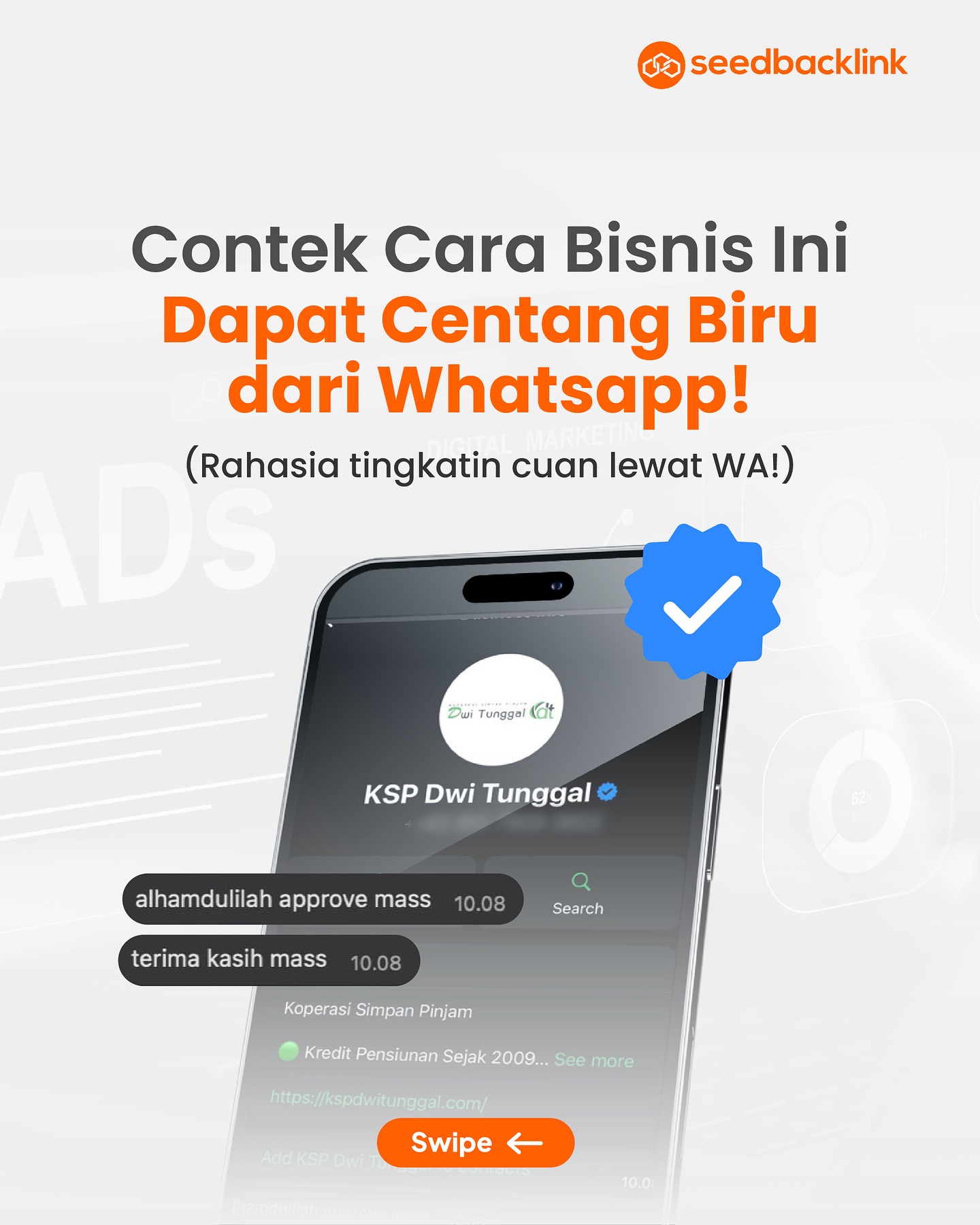 Seedbacklink Facebook ad