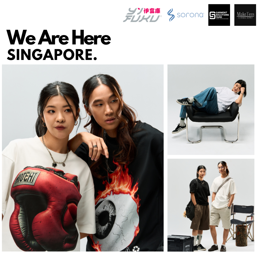 MakeTees-Custom & Supply Facebook ad: We are officially in Singapore!
