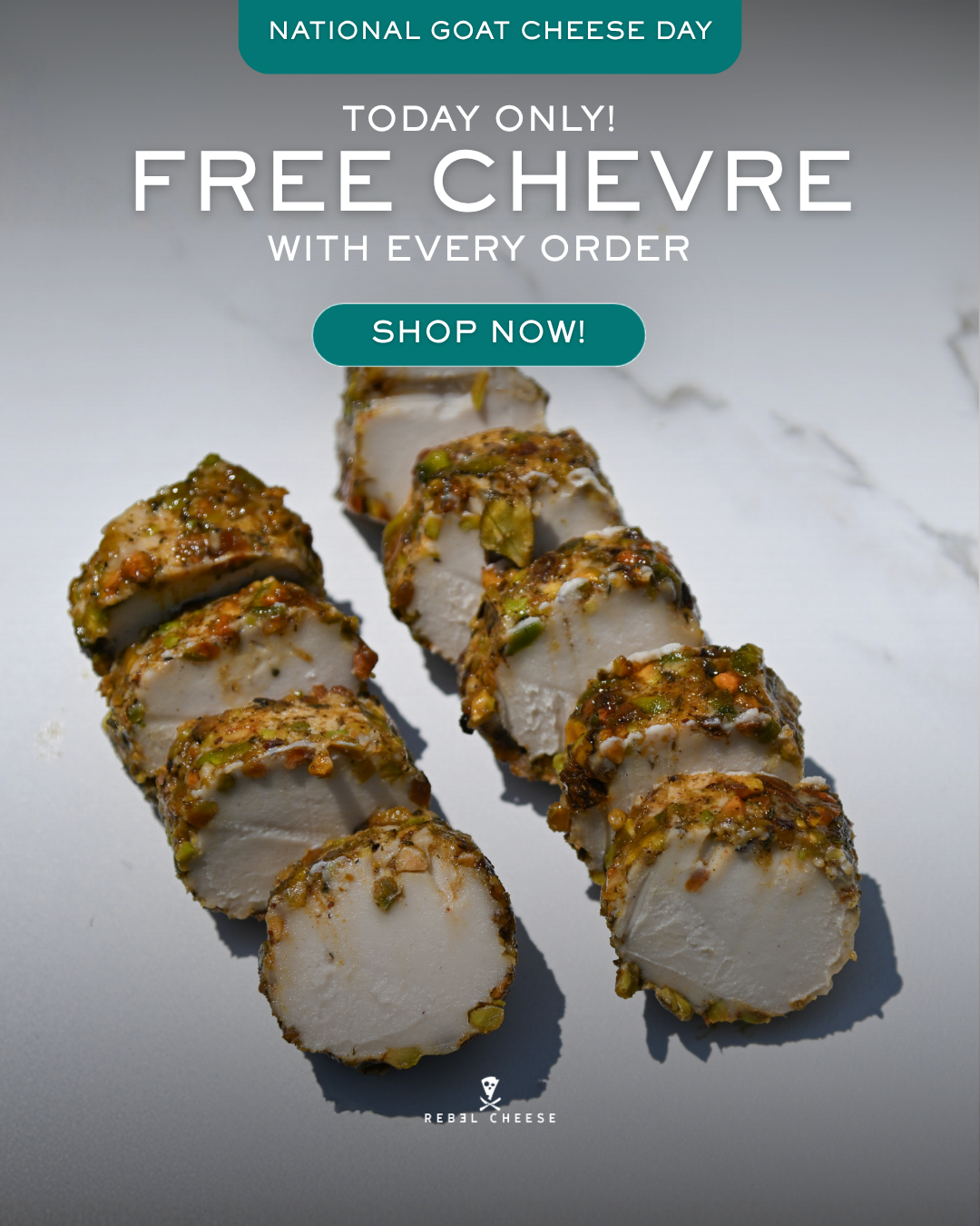 Rebel Cheese Facebook ad
