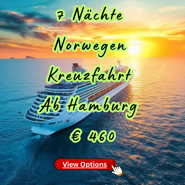 Online Deals Facebook ad: 7 Nächte Norwegen Kreuzfahrt ab Hamburg € 460