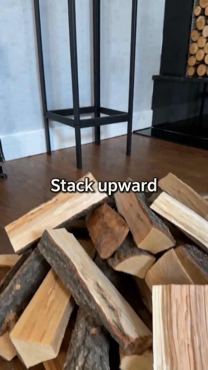 Grandmix Facebook ad: Tall Modern Log Rack