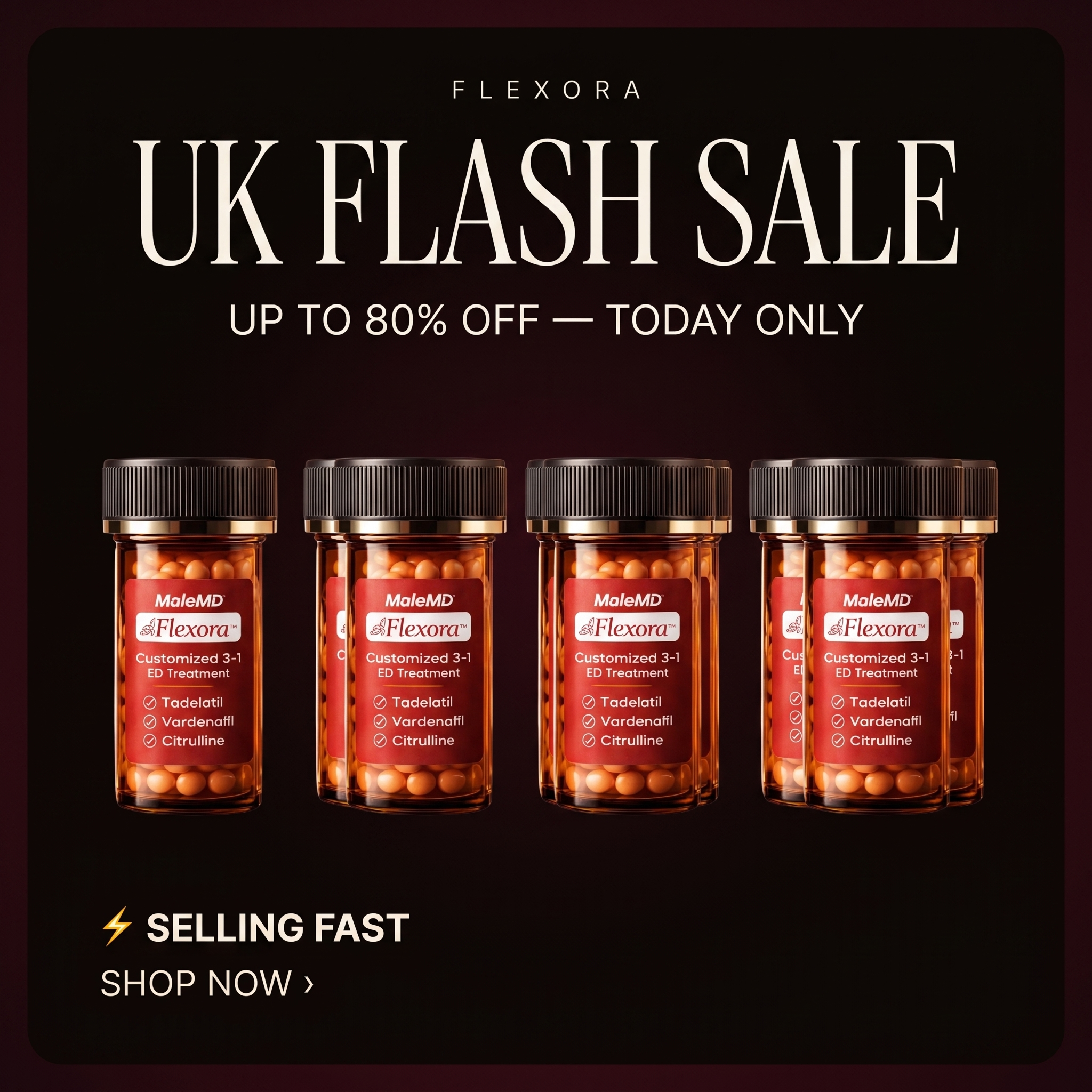 Vitality Today UK Facebook ad: Finally Ready, Without The Blue Pill