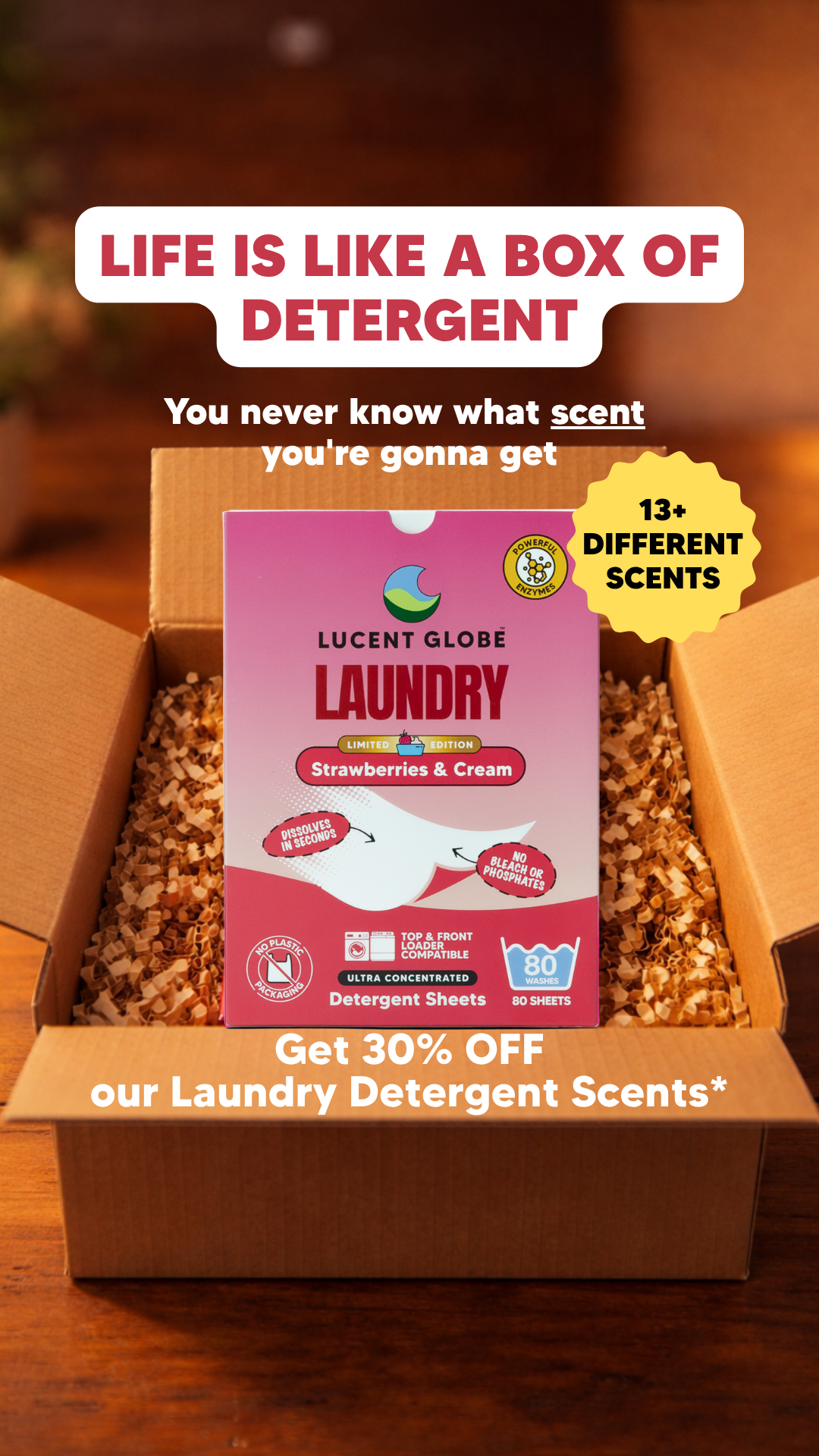Lucent Globe Facebook ad