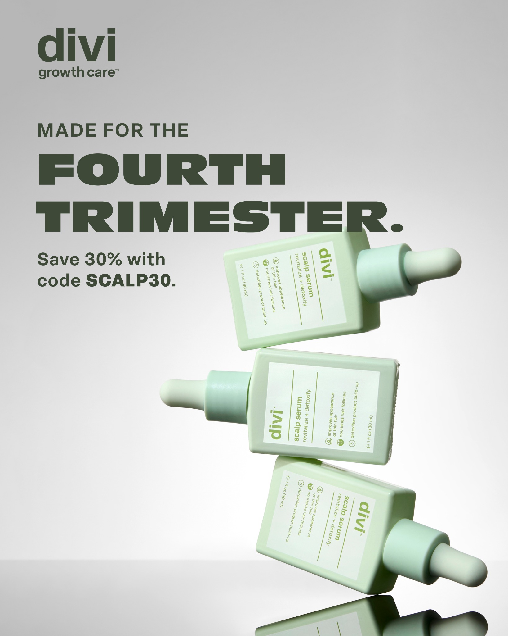 Divi Facebook ad: Use Code SCALP30 for 30% Off