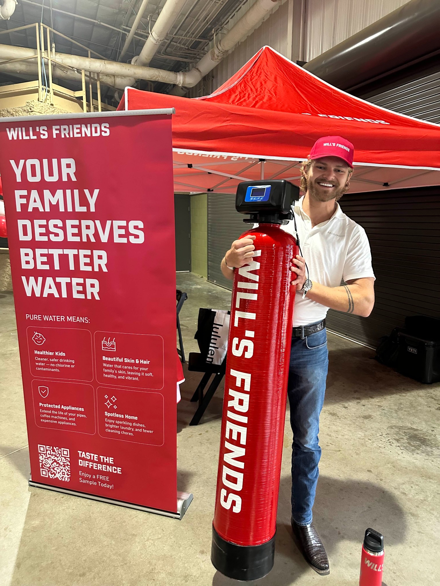 Will's Friends Facebook ad: Free Water Quality Report, 60 Seconds