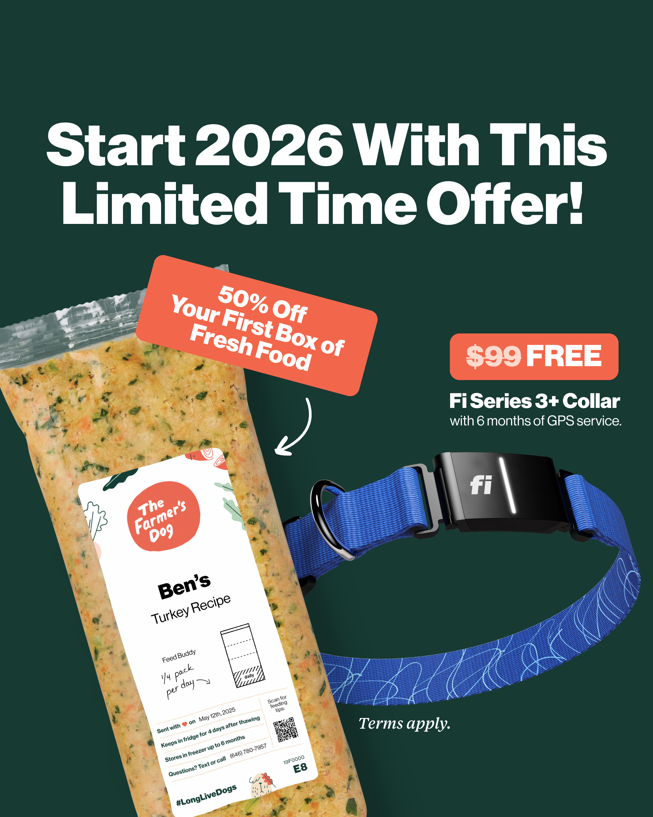 The Farmer's Dog Facebook ad