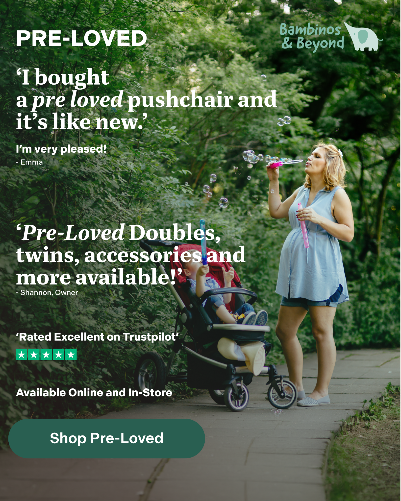 Bambinos & Beyond Facebook ad