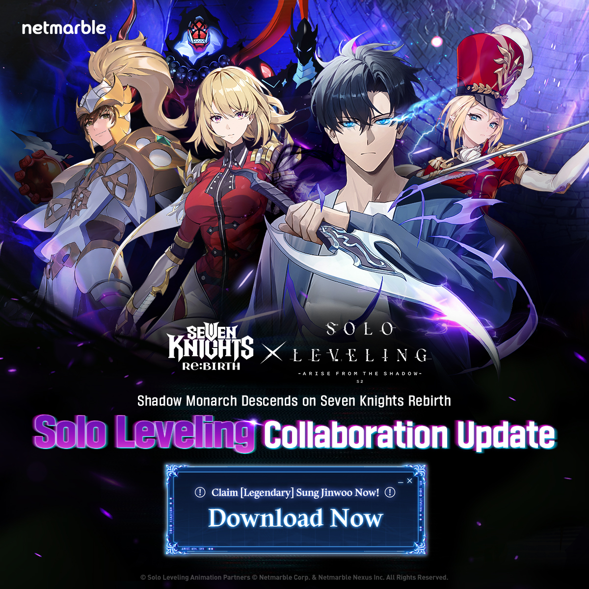 Seven Knights Facebook ad