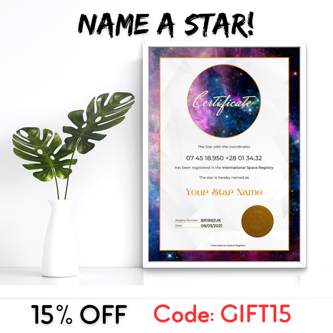Star-Naming Facebook ad: Name a Star
