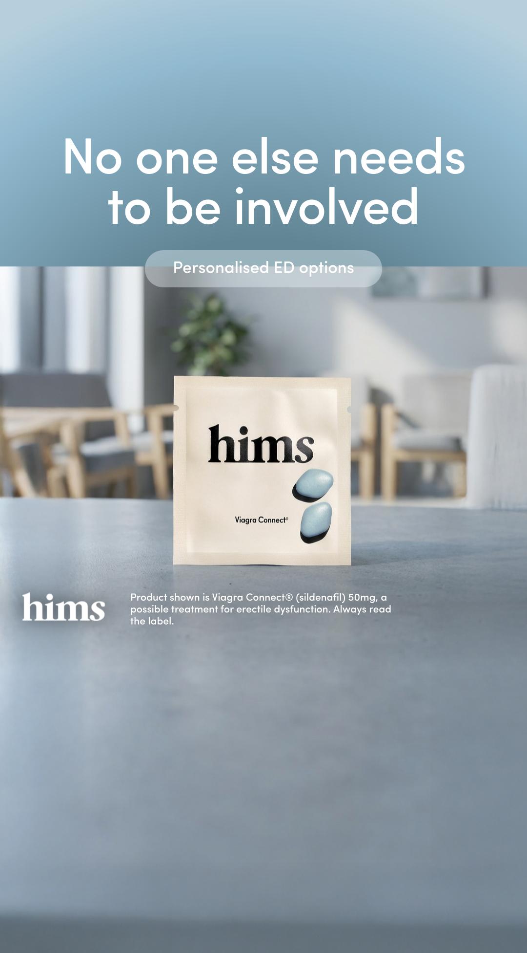 hims Facebook ad
