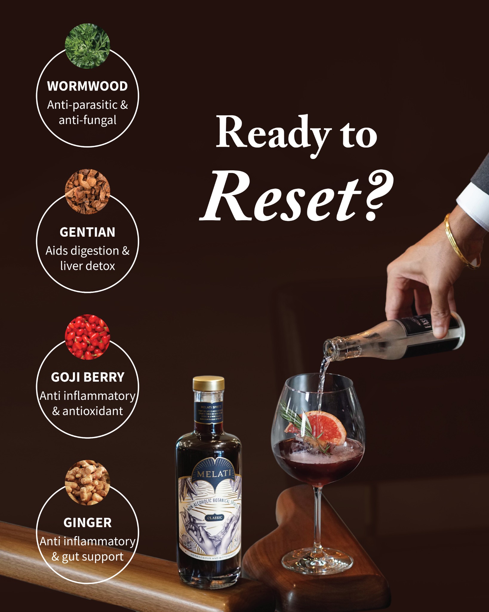 Melati Drinks Facebook ad