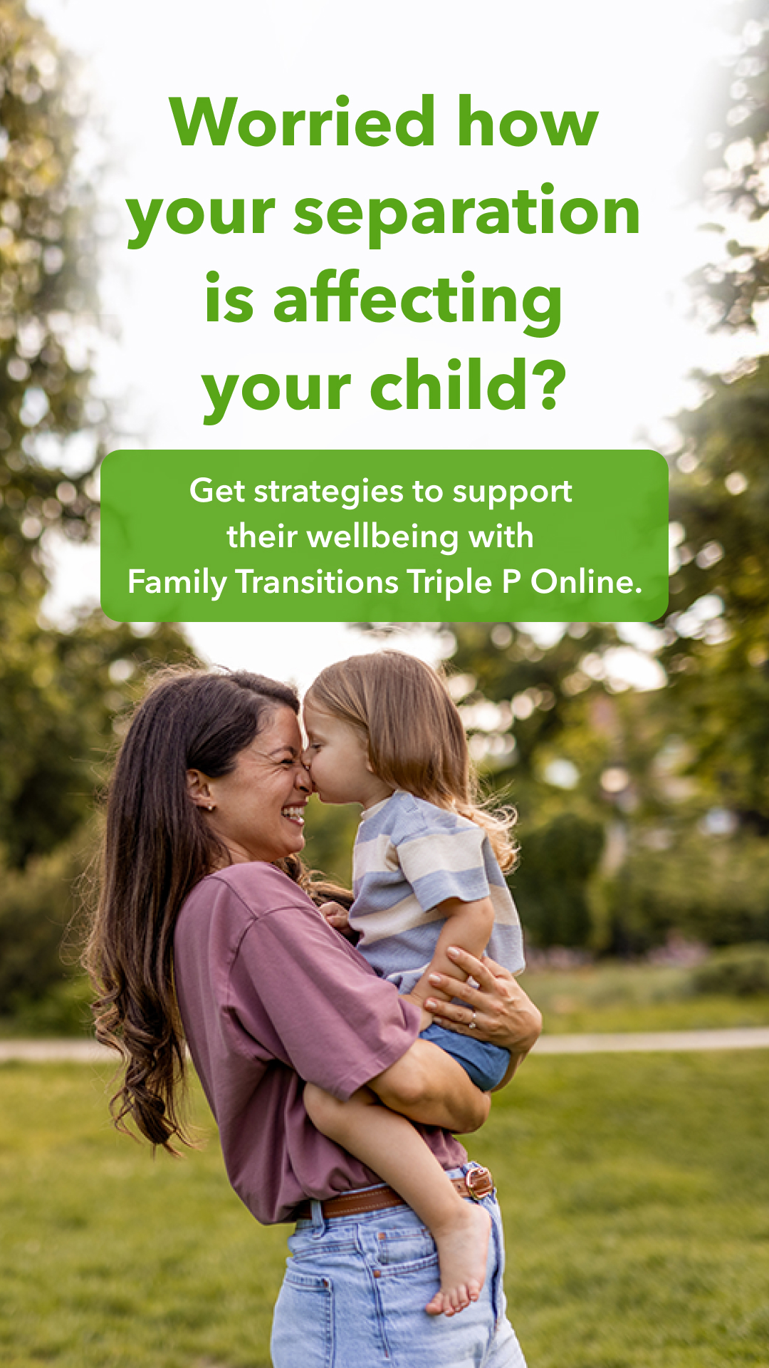 Triple P - Positive Parenting Program Facebook ad