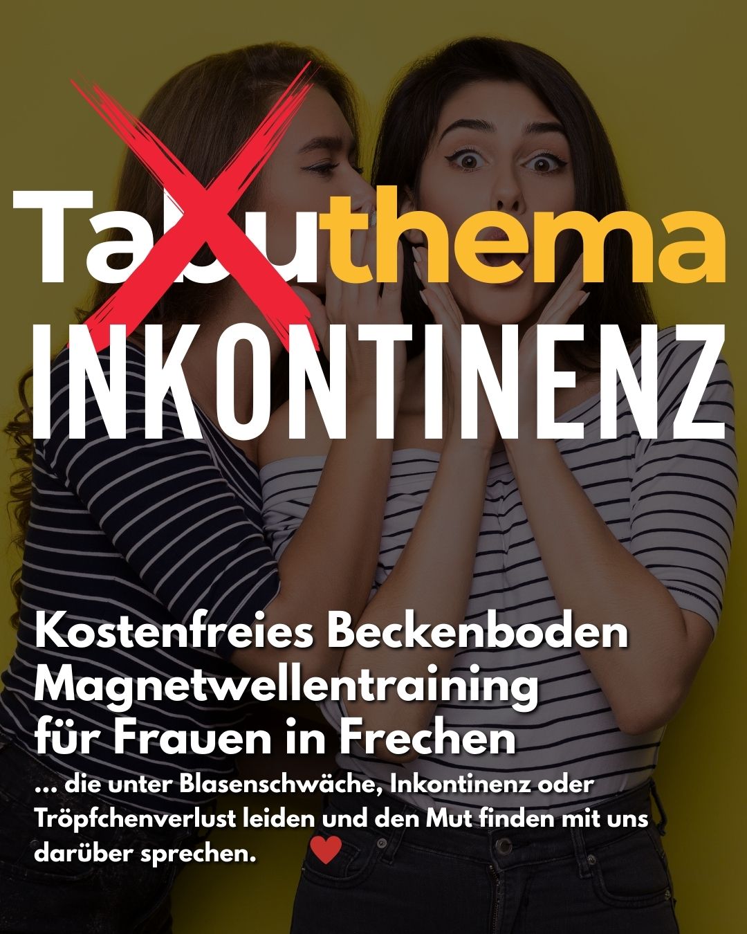 Beckenboden Behandlung Facebook ad