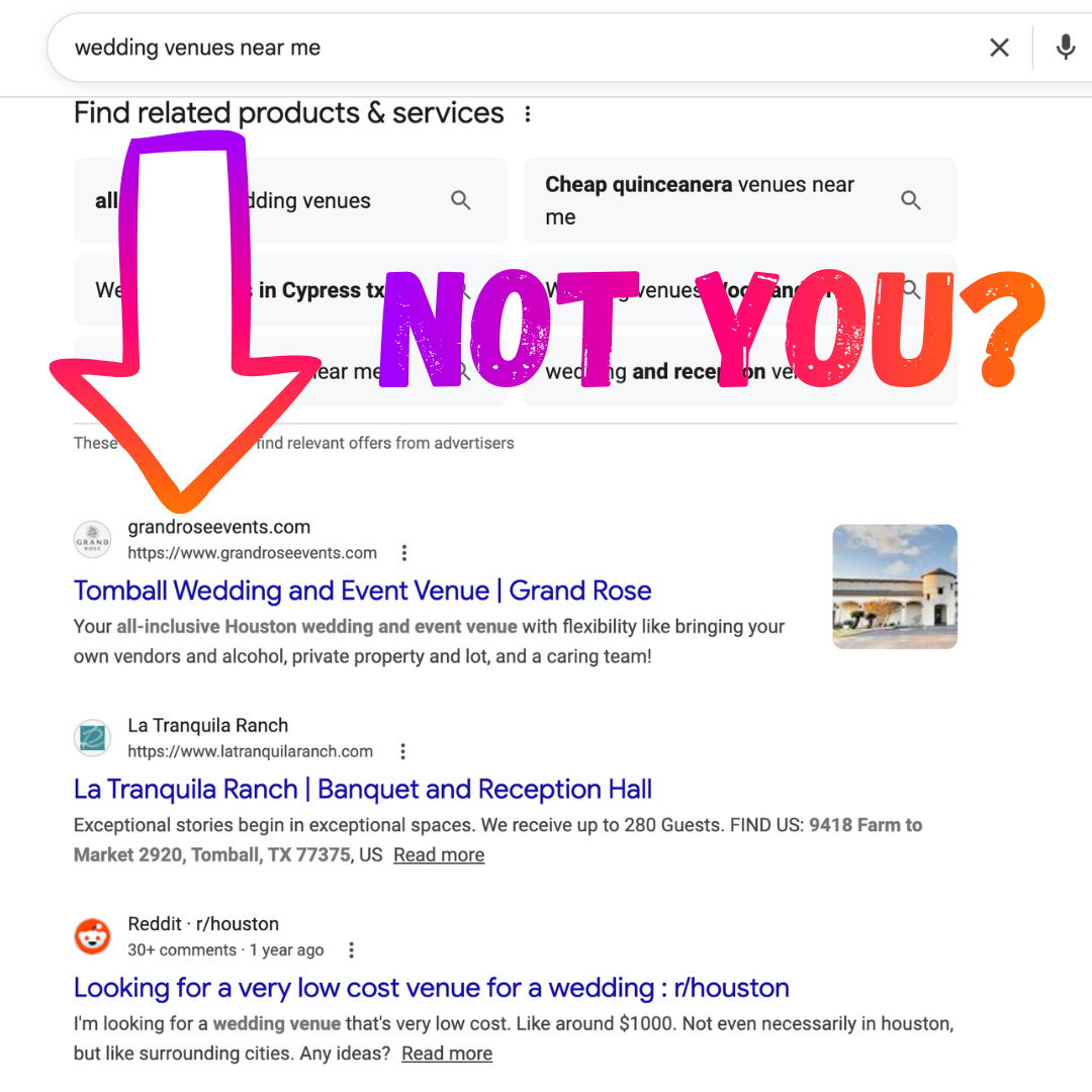 Beefy Marketing Facebook ad: Invisible on Google = Empty Dates