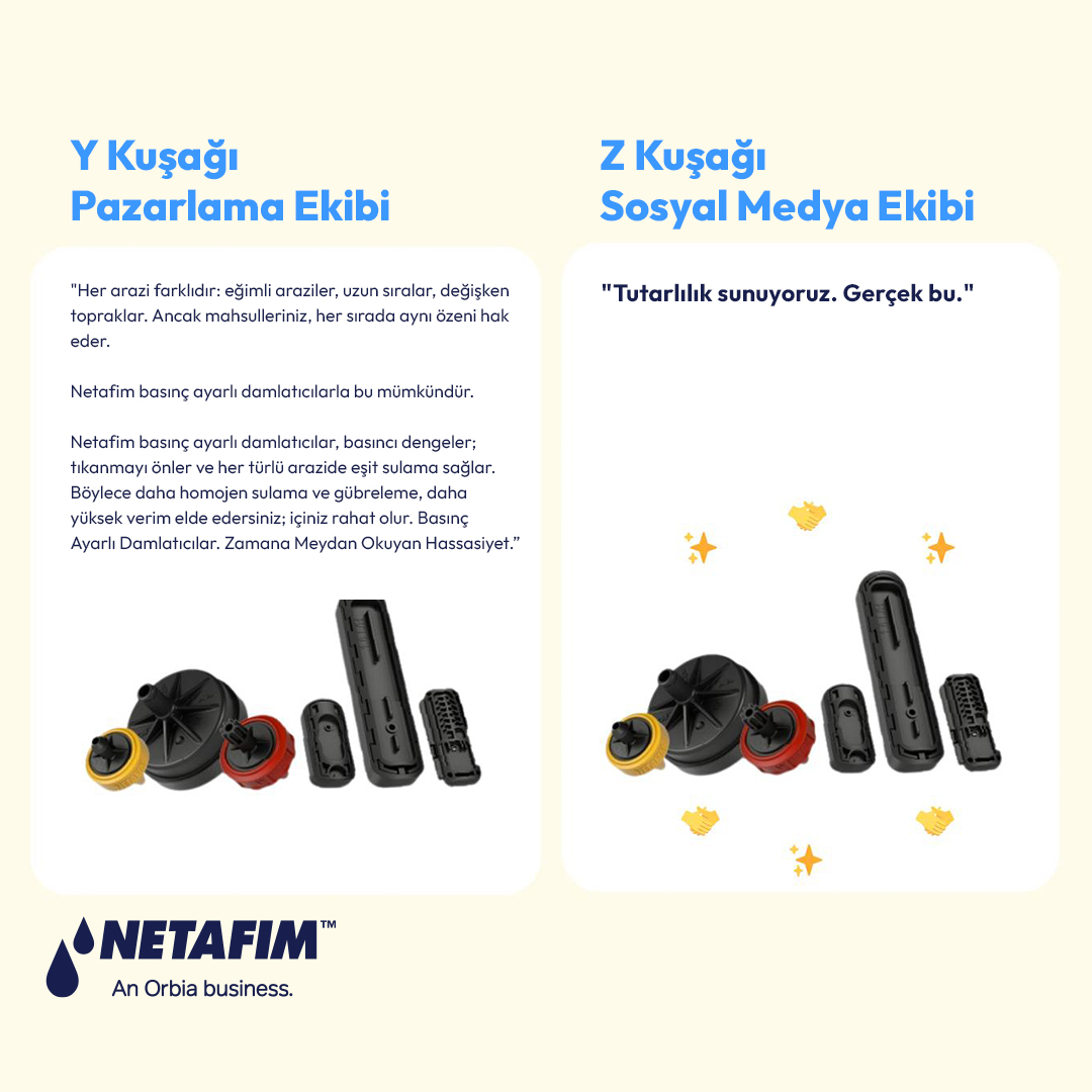 Netafim Türkiye Facebook ad: Terimler değişir. Misyonumuz değişmez.