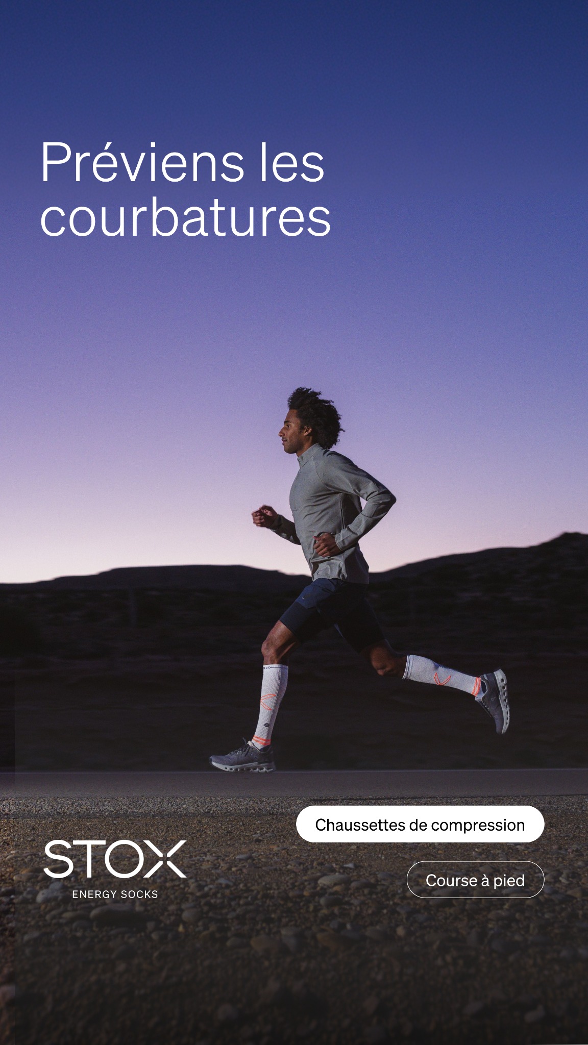 STOX Energy Socks Facebook ad