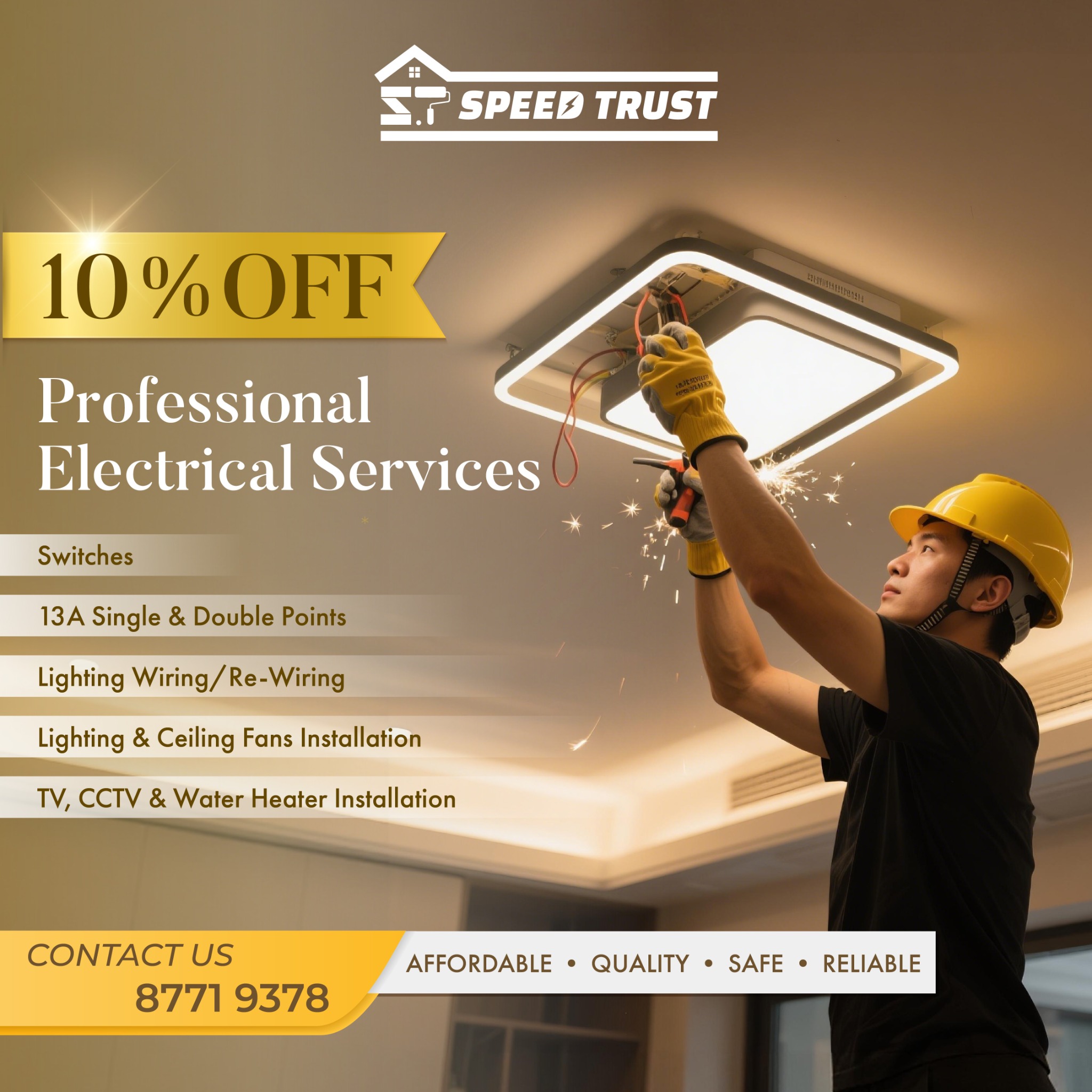 Speed Trust Facebook ad: Chat with us