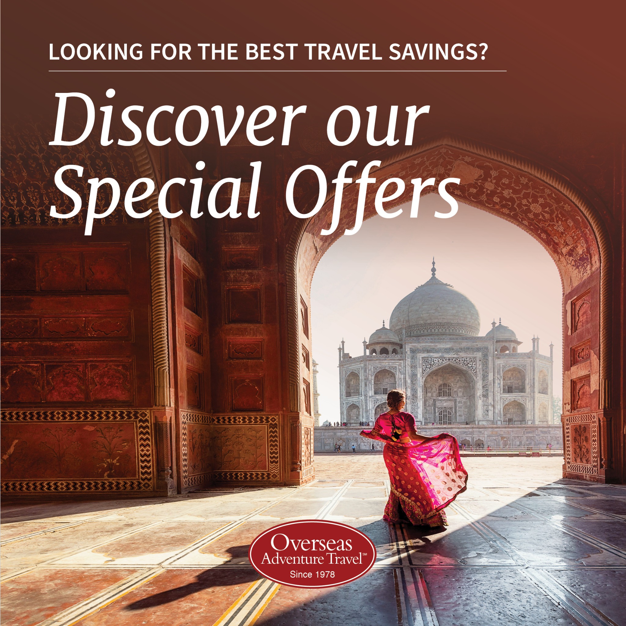 Overseas Adventure Travel Facebook ad
