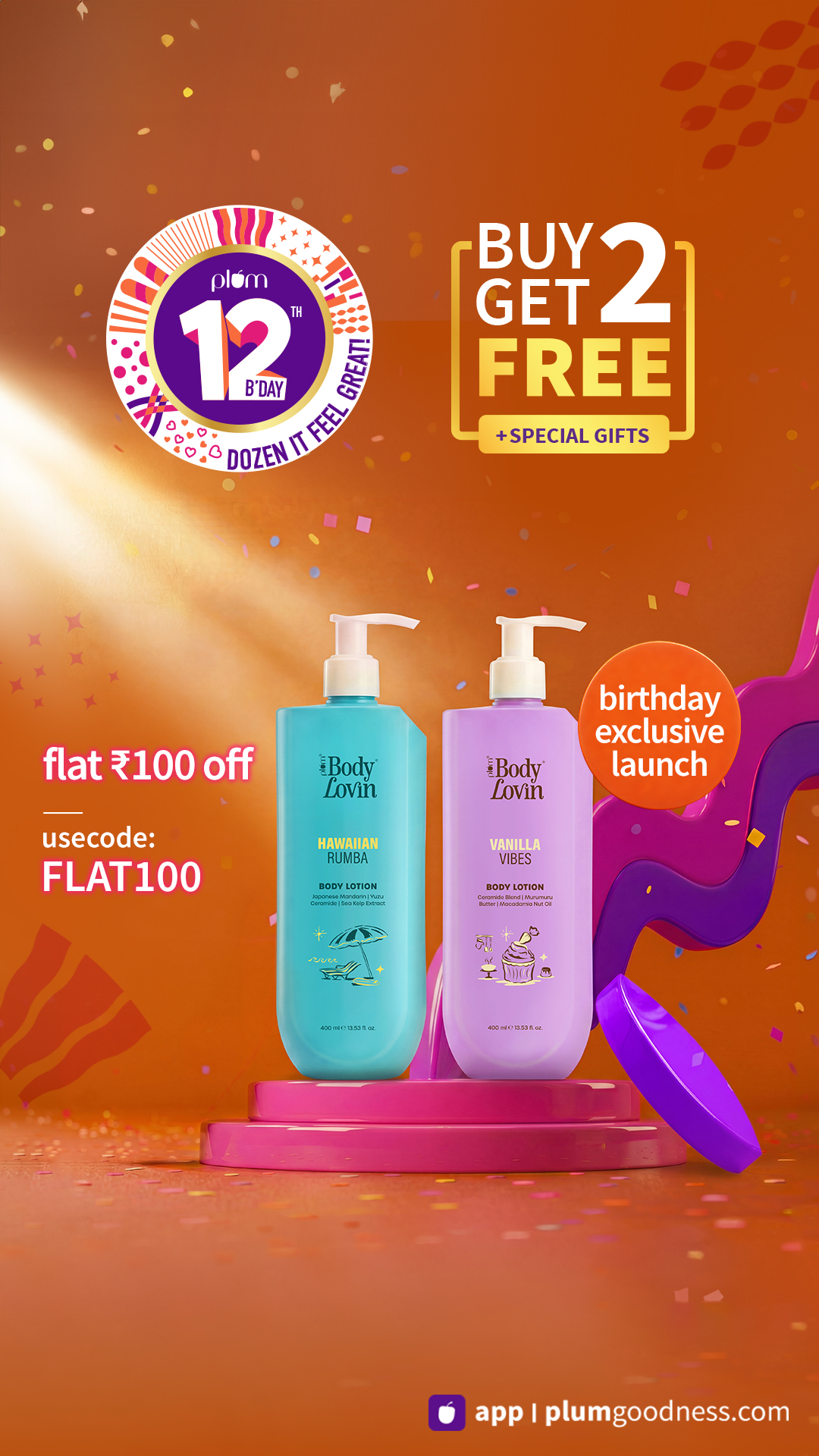 Plum BodyLovin' Facebook ad