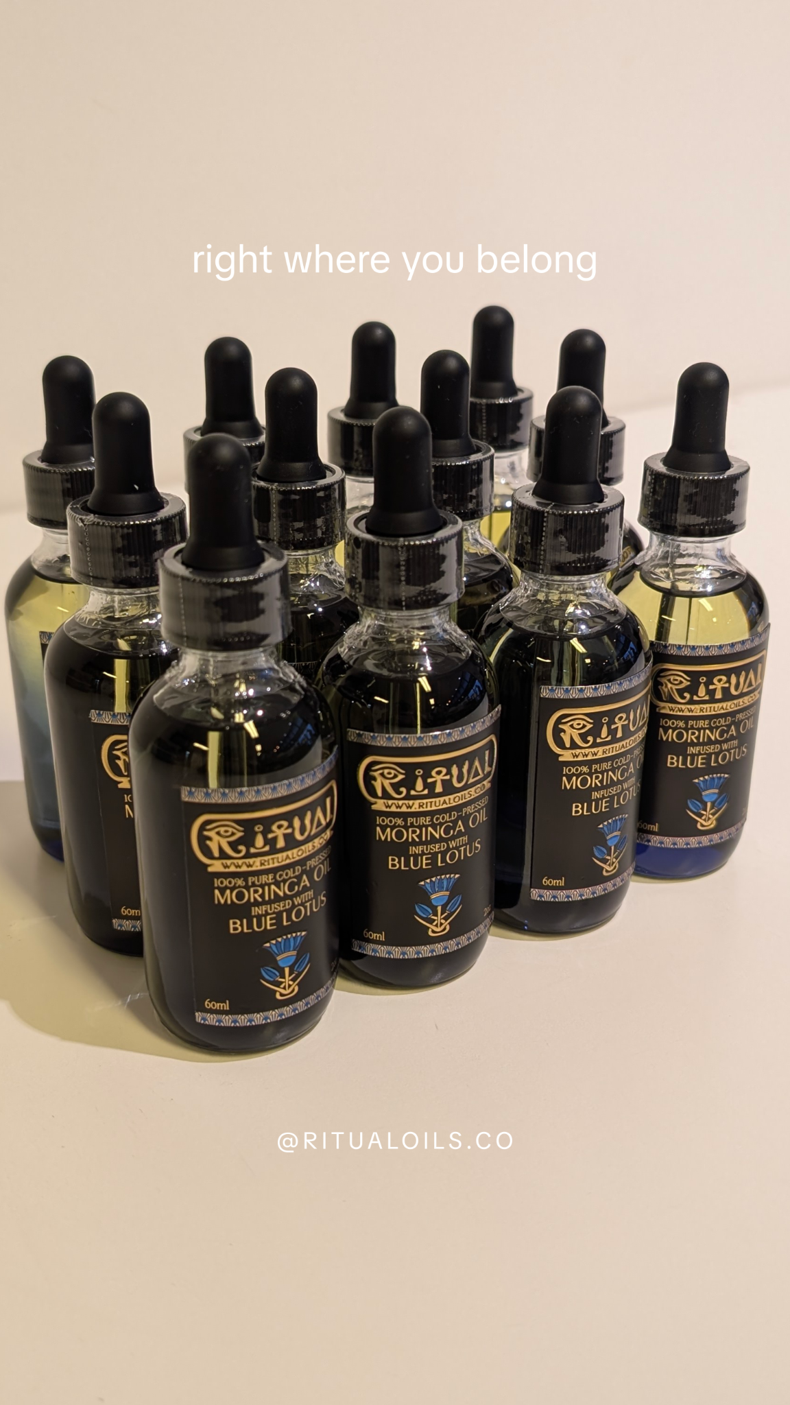 Ritual Oils Facebook ad