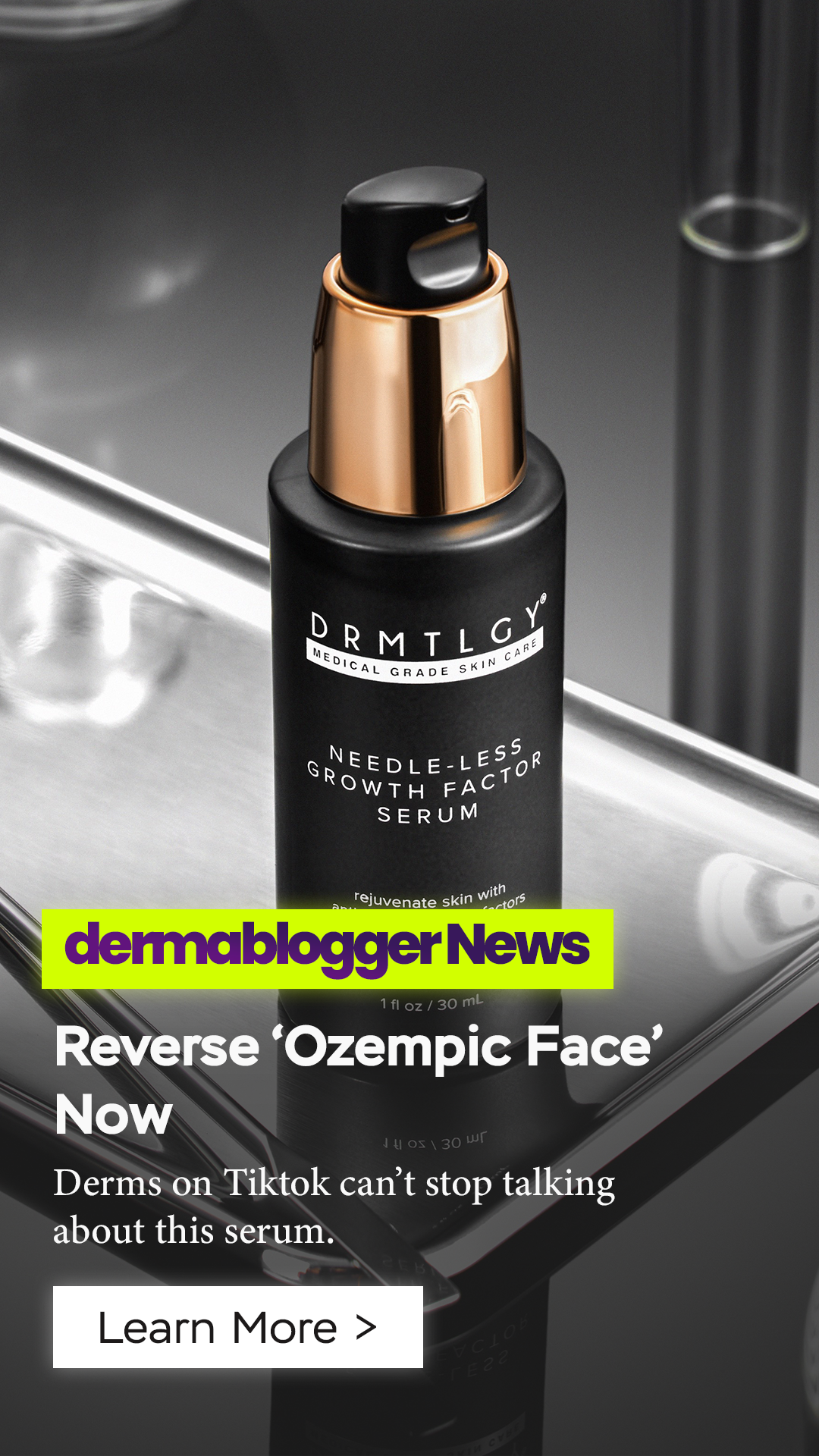 DRMTLGY Facebook ad
