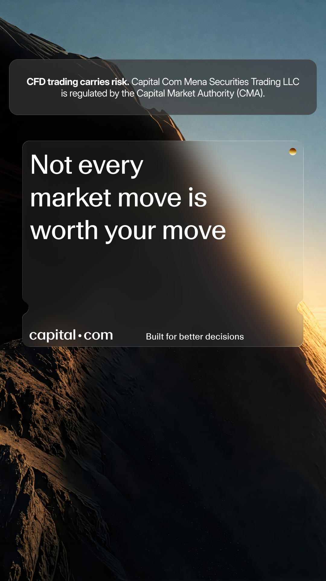 Capital.com International Facebook ad