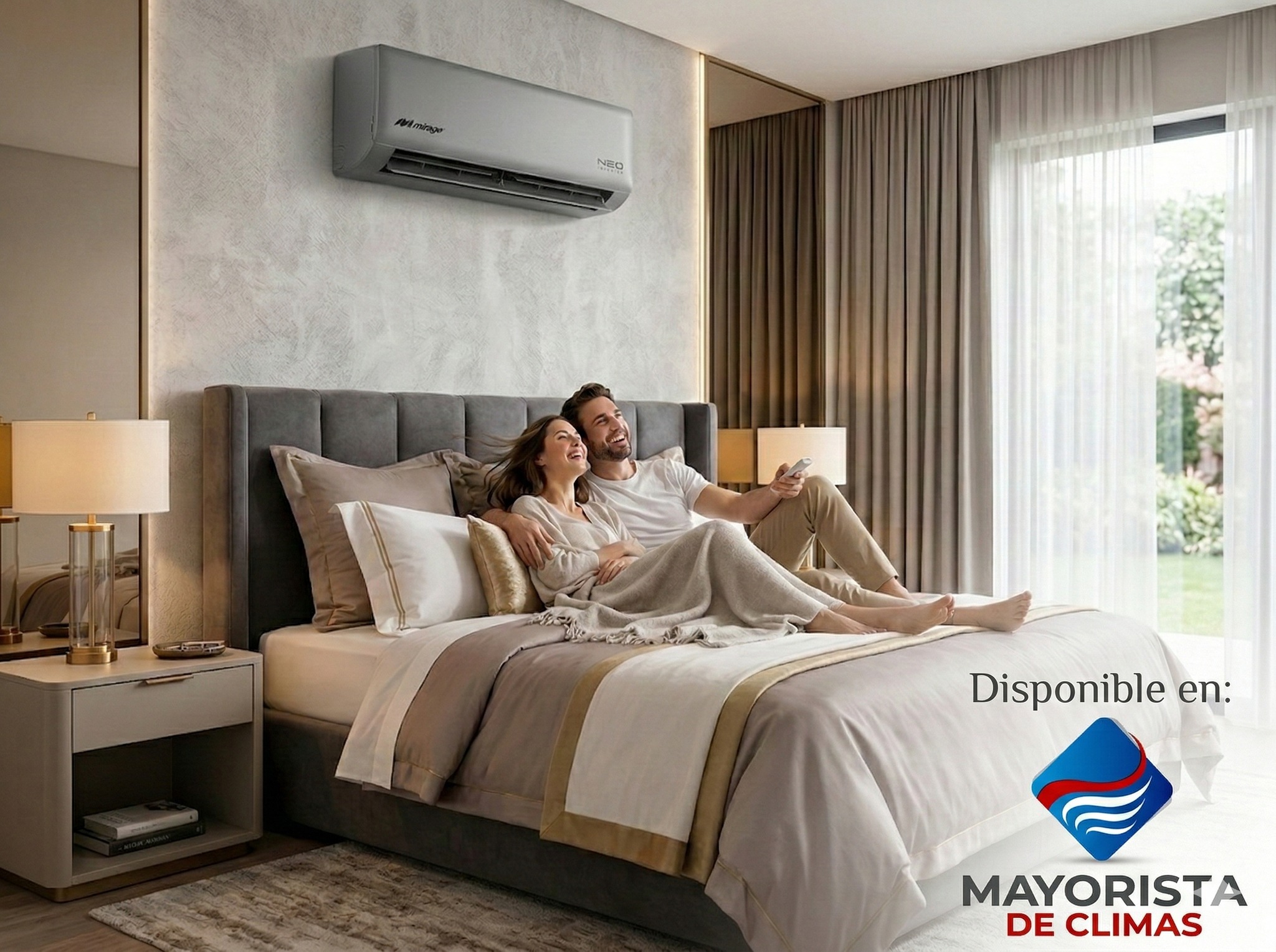 Minisplits Mirage Facebook ad: ¿Cansado de los cambios de temperatura constantes?